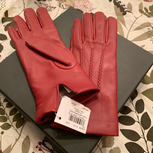 ⛔️SOLD⛔️Authentic Coach leather wool lined Glove - Picture 5 of 8